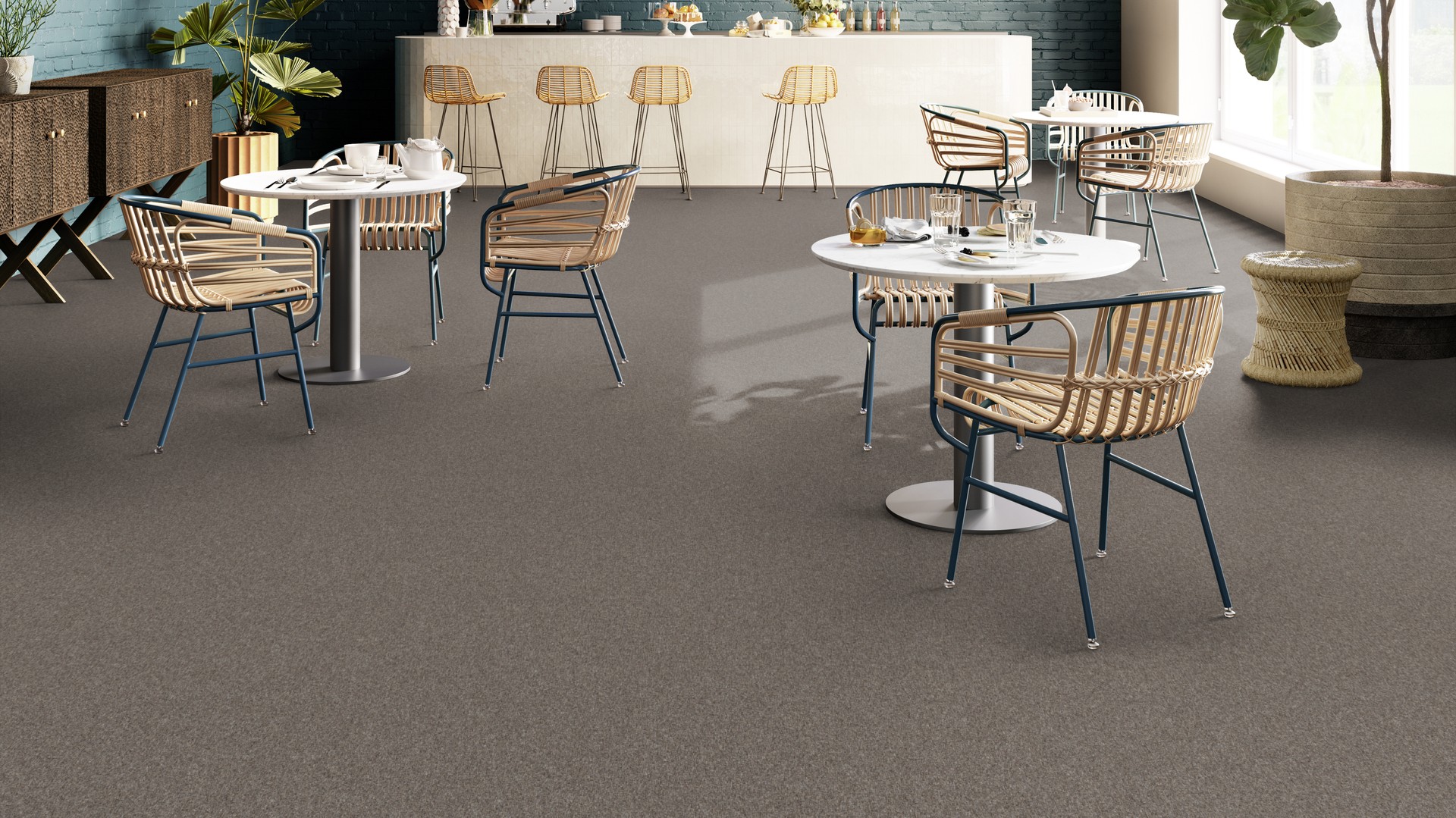 Ковролин Associated Weavers Медуза цвет 40 Bistro 1000×4000×5,2 фото в интерьере